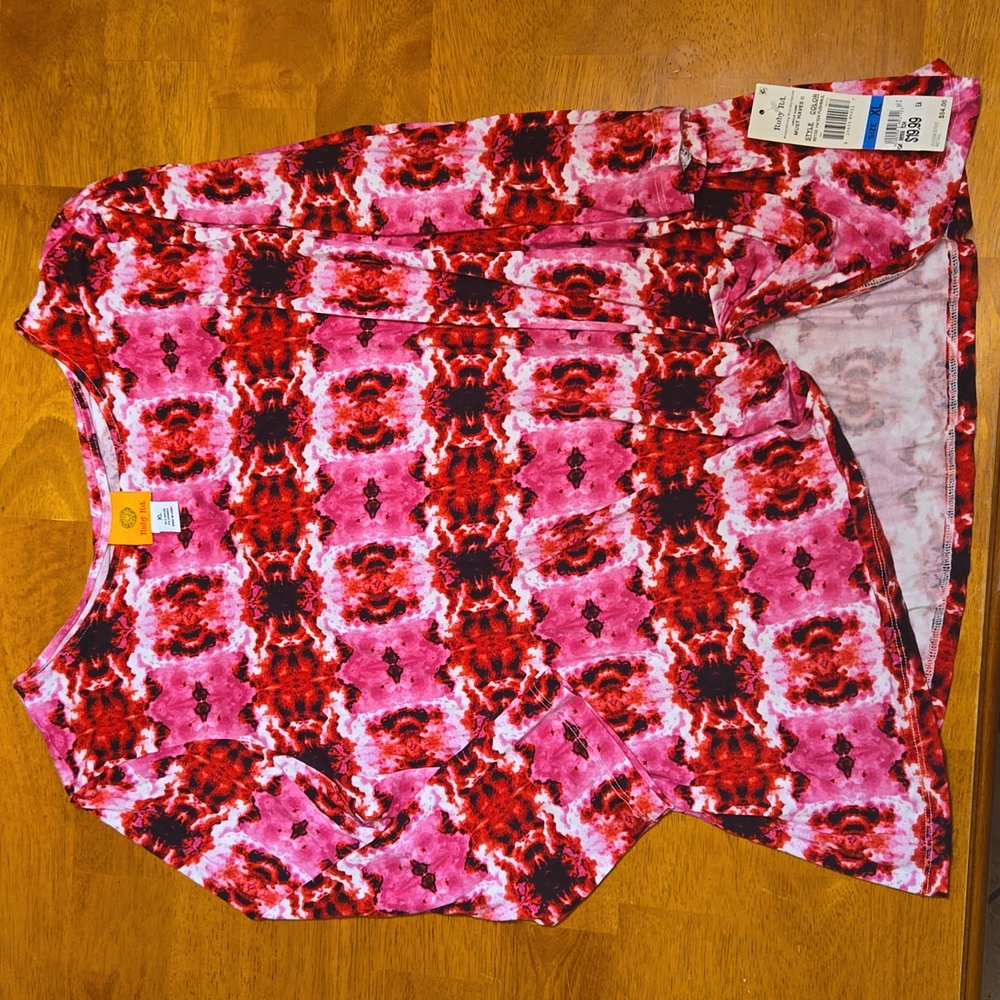 Women's fuschia 3/4 sleeve